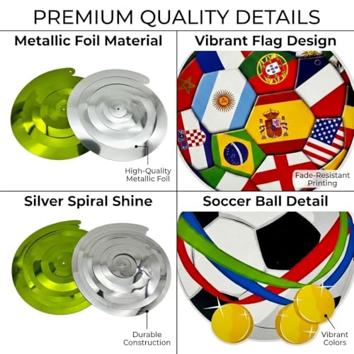 30-Pack Soccer Party Decorations - Football Theme Supplies