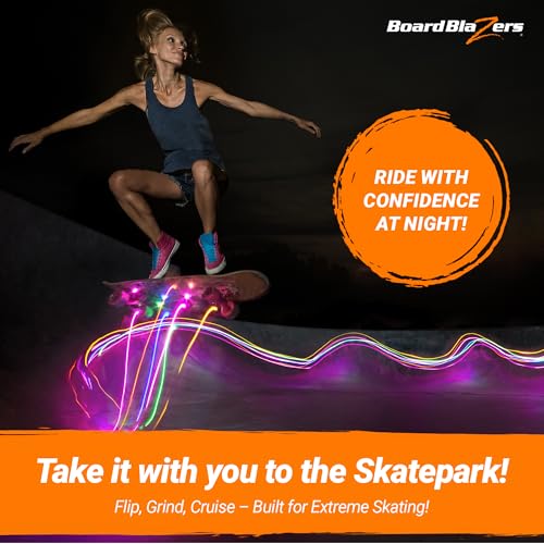 Board Blazers Crazy Color-Changing Underglow Skateboard Lights Waterproof LED