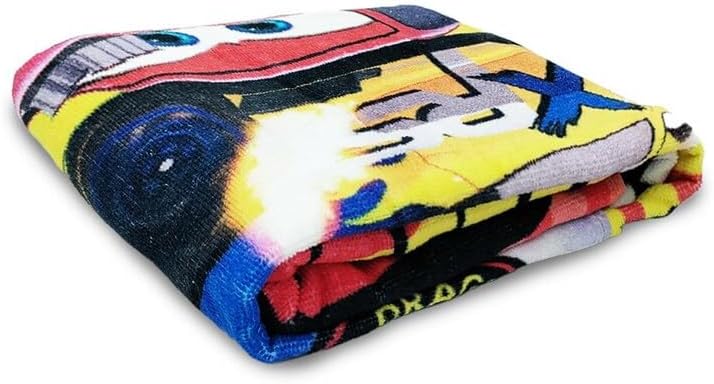 Royal Wear Kids Soft Beach Hooded Bath Towel - Official Licensed Cars Design, 40 x 60 Inches