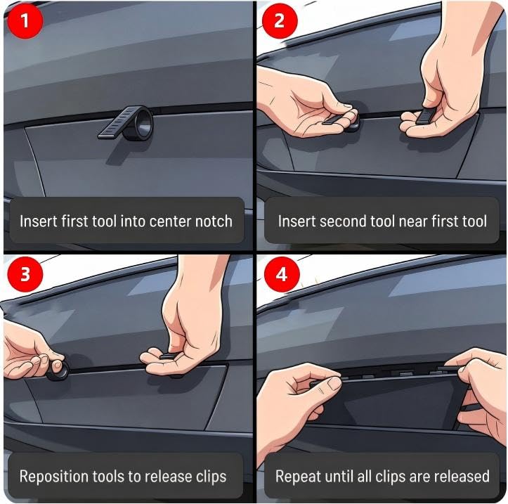 Tesla Model Y Hitch Cover Removal Tool - 2 Pack
