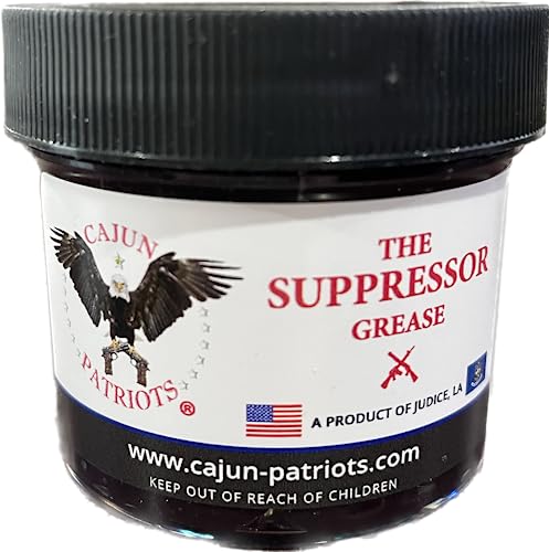 Cajun Patriots Suppressor Grease - High-Temp Lubricant for Firearm Threads & Suppressors