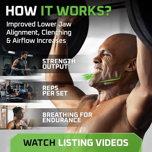 New Age Performance 6DS Heavy Lifting Mouthpiece - Clear, Increase Strength & Reps