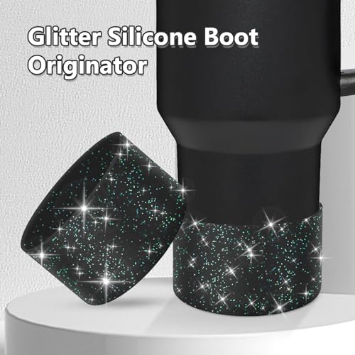 Glittering Silicone Boot for Stanley Quencher 40oz & More