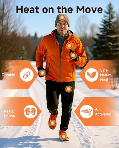 Disposable Hand Warmers - 10-Hour Long-Lasting Heat - 18 Pack