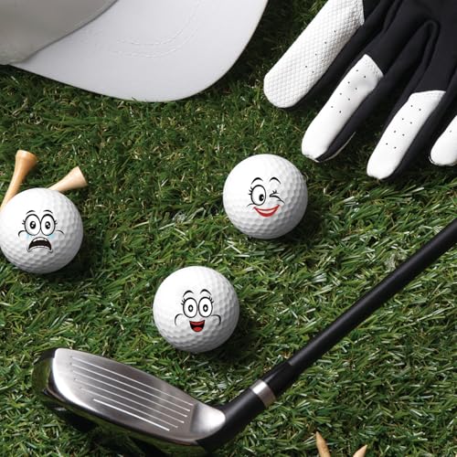 Creative Golf Ball Marking Stickers - Funny Expressions