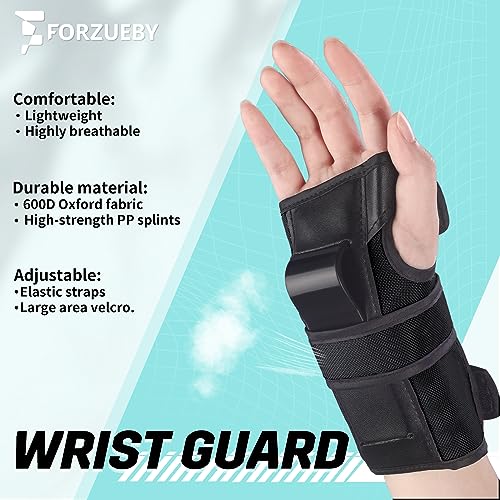 Wrist Guards for Adults & Kids - Medium Shock Absorption Pads