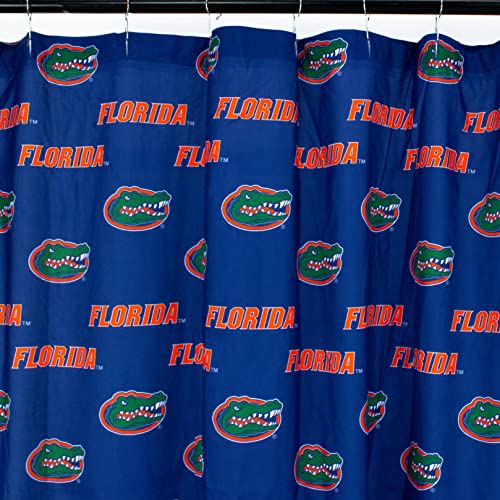 Florida Gators Shower Curtain - 100% Cotton, 70x72 Inches