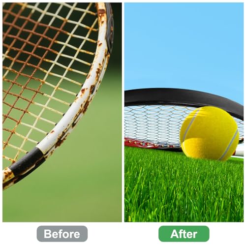 Nagpew Tennis Racket Edge Guard Tape - 2 Pcs, 1.4" x 16.4ft, Black