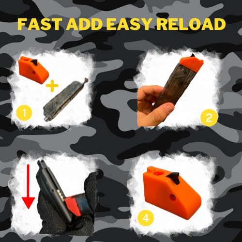 Airsoft Speed Loader for Pistol Magazines - Orange