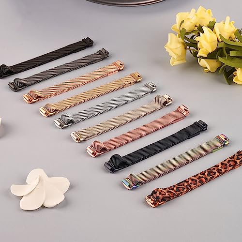 Stainless Steel Adjustable Band for Fitbit Inspire 3 - Rose Gold