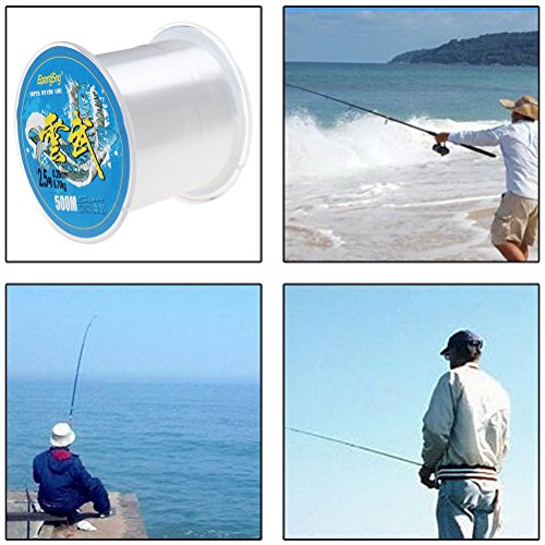 Clear Fishing Wire - 1640ft Durable Invisible String for Decorations