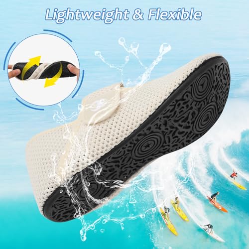 Water Shoes for Women & Men - Quick Dry Aqua Socks 6.5-7.5