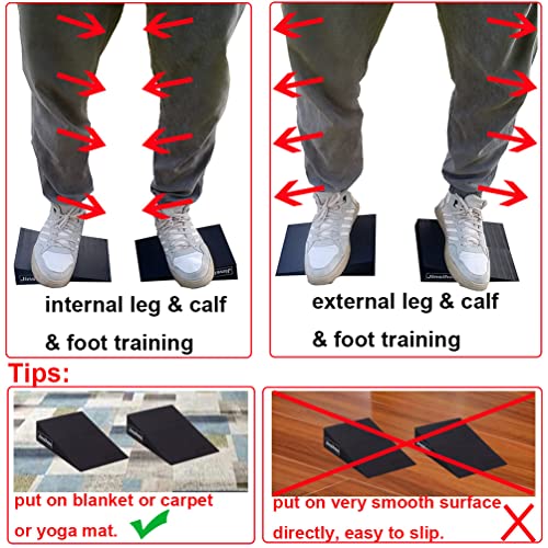 Calf Stretcher Slant Board - Non-Slip EVA Wedge (2pcs)