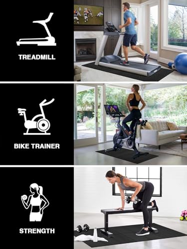 Treadmill Mat 55" x 25" x 0.2" - Heavy-Duty Exercise Equipment Mat