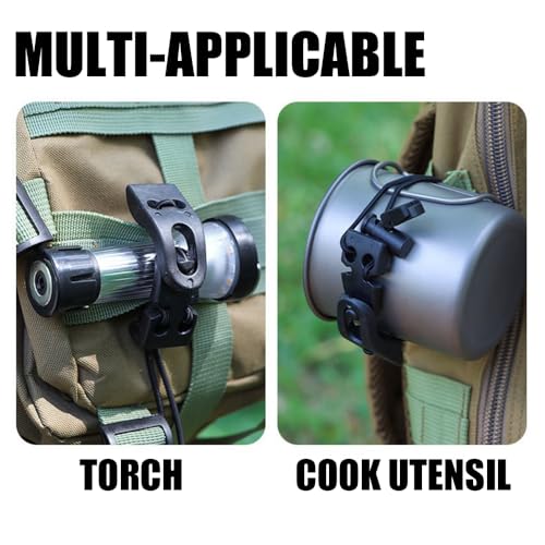 Heavy-Duty Molle Straps for Tactical Backpacks & Gear Attachments 4pcs