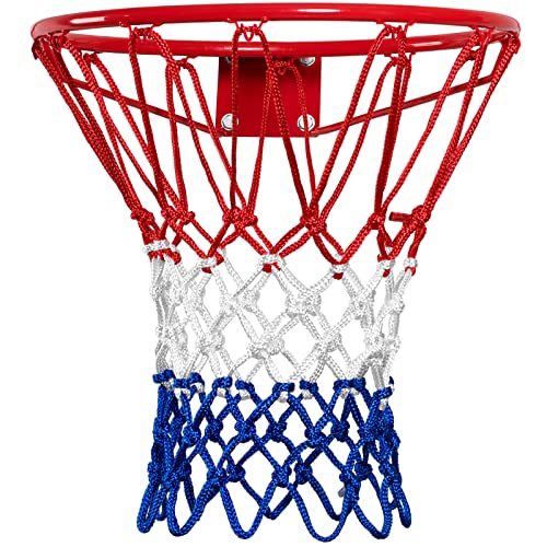 Professional Basketball Net Replacement - Heavy Duty, All Weather - 1Pc