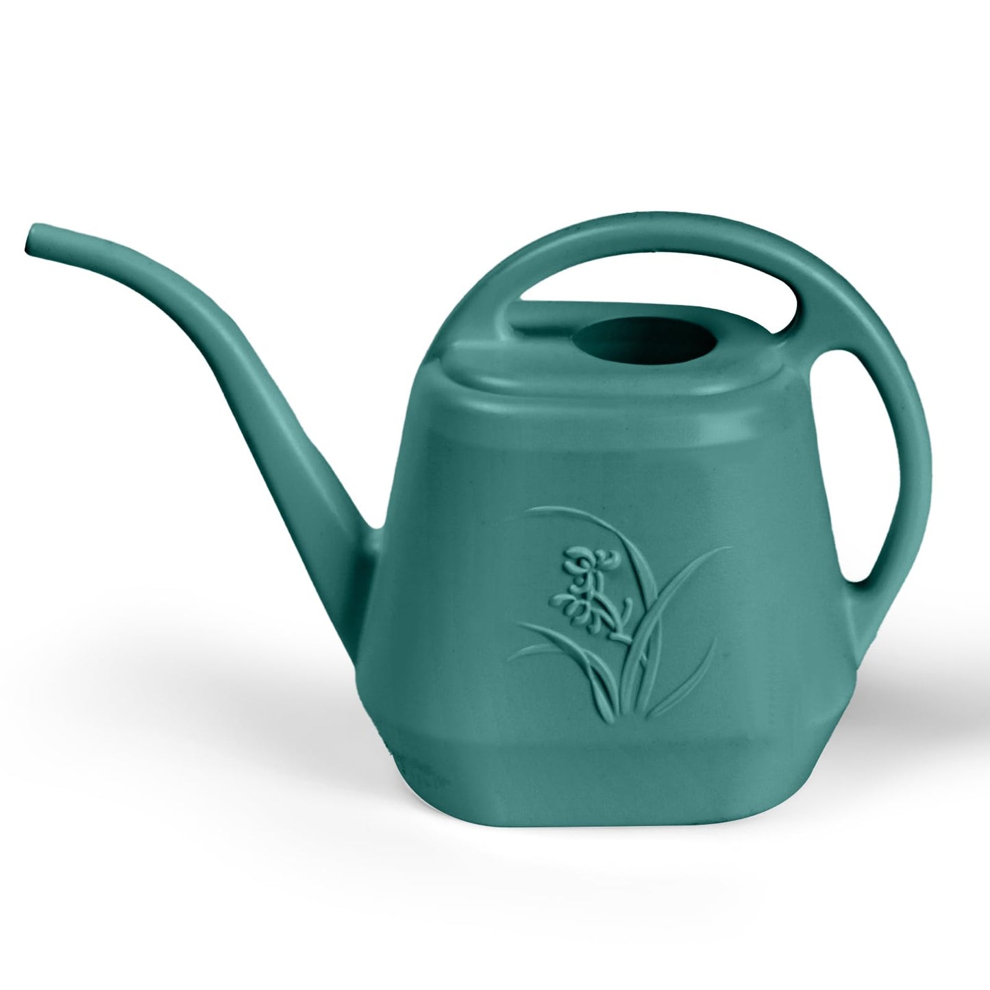 ZXJ Plant Watering Can - for Indoor and Outdoor Home Garden Plants - with Long Spout - Green - 1/2 Gallon