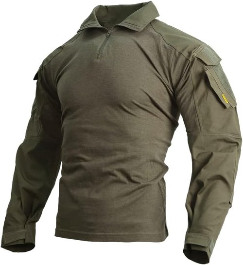 EMERSONGEAR G3 Combat Shirt - Upgraded Tactical Long Sleeve Camo Shirt for Men | Ideal for Hiking & Fishing