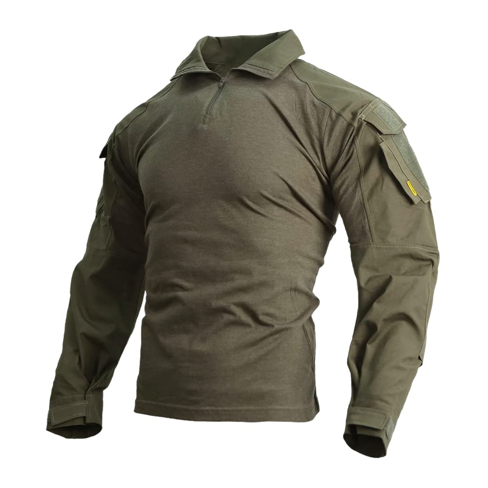 EMERSONGEAR Upgraded Version G3 Combat Shirt,Tactical Hiking Hunting Fishing Long Sleeve Camo Shirts for Men