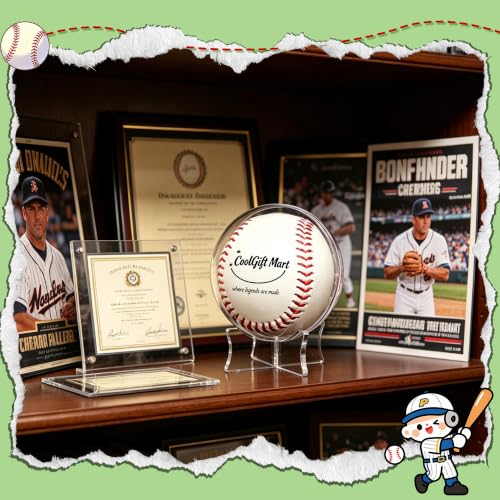 Baseball Display Case with Transparent Base - Color D