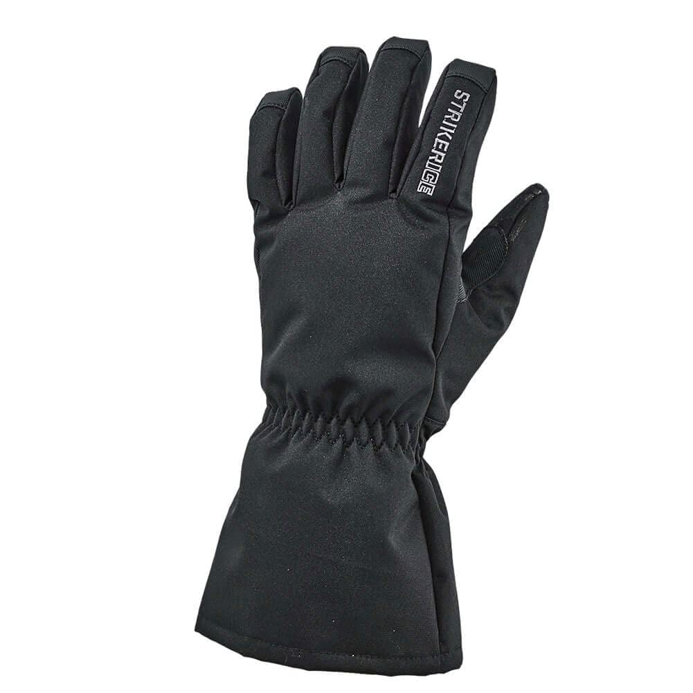 Striker Trekker Rugged Waterproof Breathable Insulated Outdoor Ice Fishing Gloves, Black, X-Large
