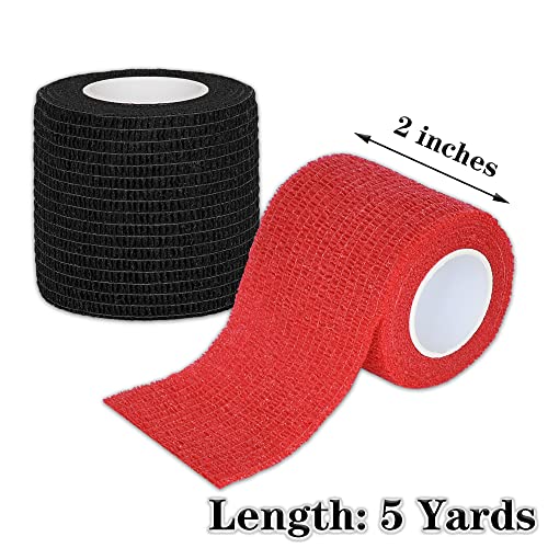 Self Adhesive Bandage Wrap - 2 Inch, 8 Rolls Rainbow Colors