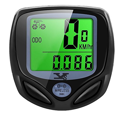 Wireless Waterproof Bicycle Speedometer & Odometer with LCD Display