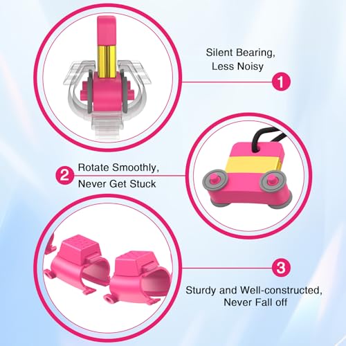 Weighted Hula Hoop for Weight Loss - 32 Detachable Parts, Rosy