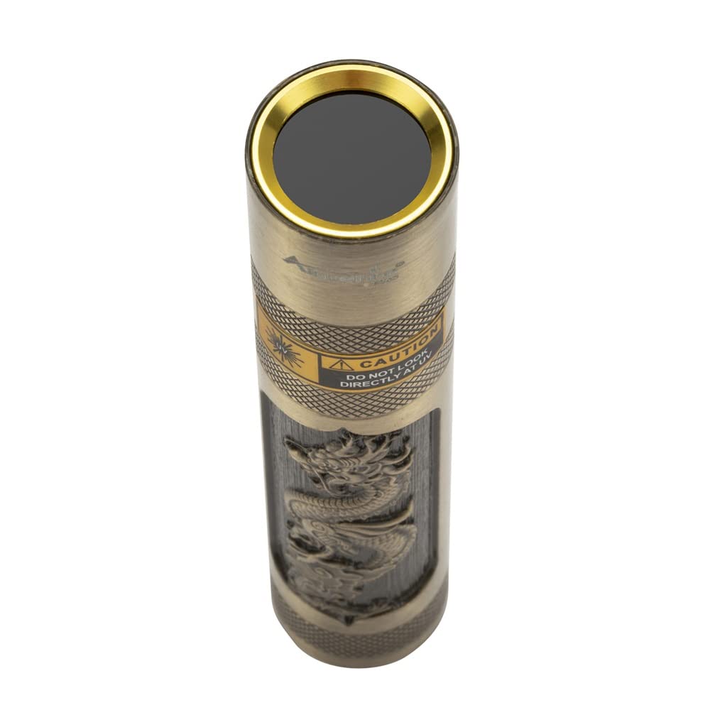ALONEFIRE SV65 5W 365nm UV Flashlight USB Rechargeable Ultraviolet Mini UV Light ID Checking Black Light for Pet Urine Detector, Resin Curing, Scorpion, Bed Bug, Leak, Minerals with Built-in Battery