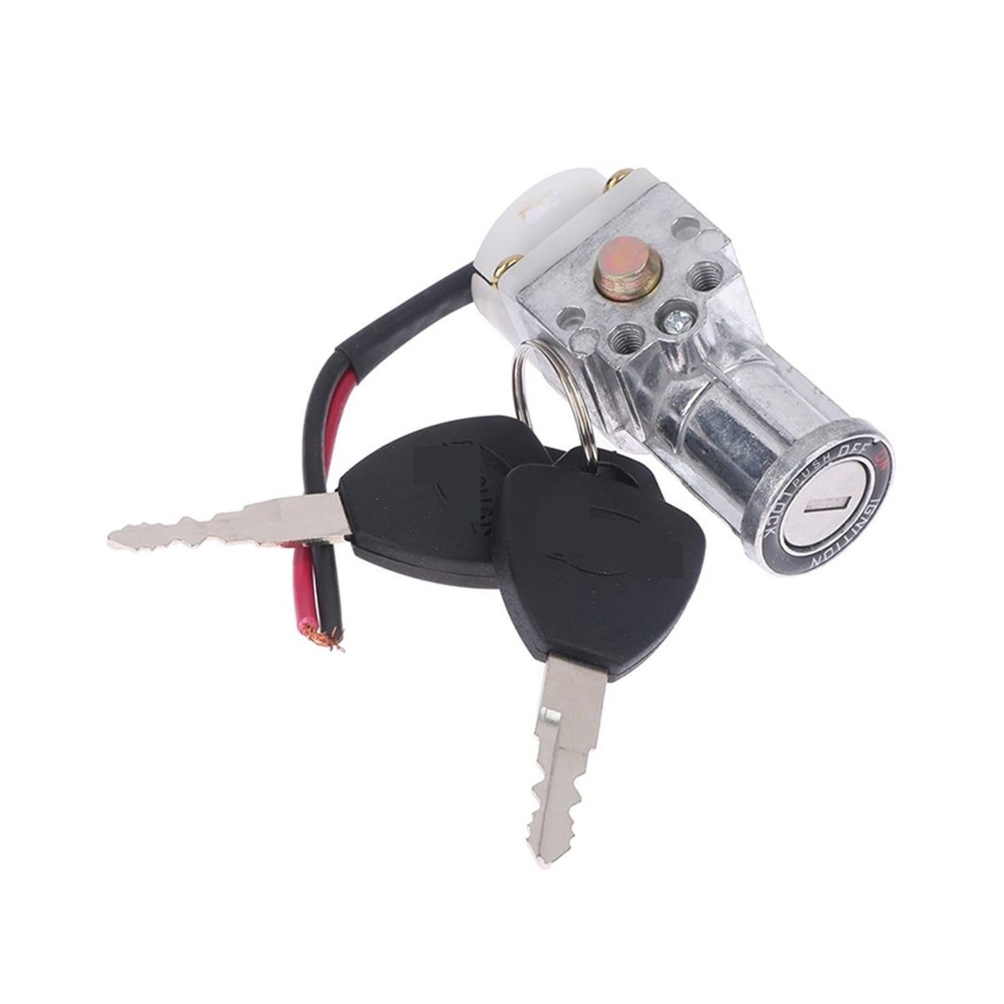 Bigger Head Type Electric Bicycle Ignition On/Off Key Switch Heavy Load E-Bike Li-ion Battery Casing Lock