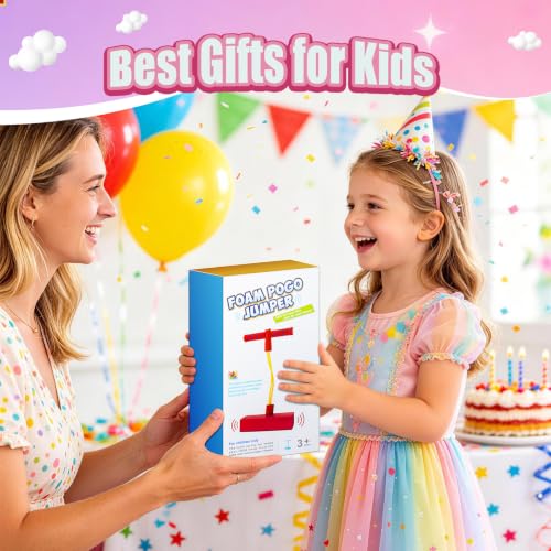 Foam Unicorn Pogo Jumper for Kids Ages 3+ - Outdoor Fun