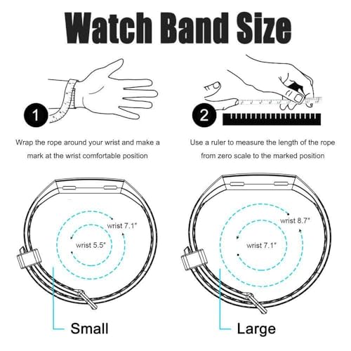 Sport Bands for Fitbit Versa 2/Versa/Versa Lite - Black, Small