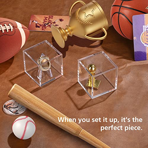 Acrylic Championship Ring Display Case - 1pc Holder for Super Bowl, Baseball & More