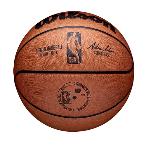 Official NBA Game Basketball - Size 7, Genuine Leather