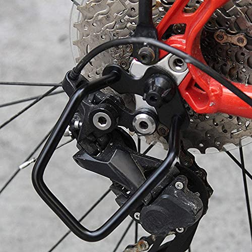 Set of 2 Bicycle Rear Derailleur Protectors - Black