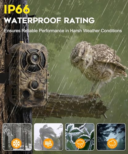 Digitgarden Camouflage 4K 48MP WiFi Trail Camera Night Vision Waterproof
