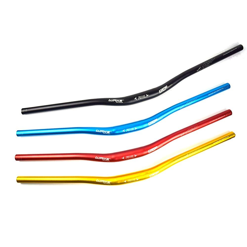 Wake MTB Mountain Bike Handlebar, 31.8mm Bicycle Riser Handlebars 720mm/780mm Aluminium Alloy Extra Long for Downhill Cycling Racing