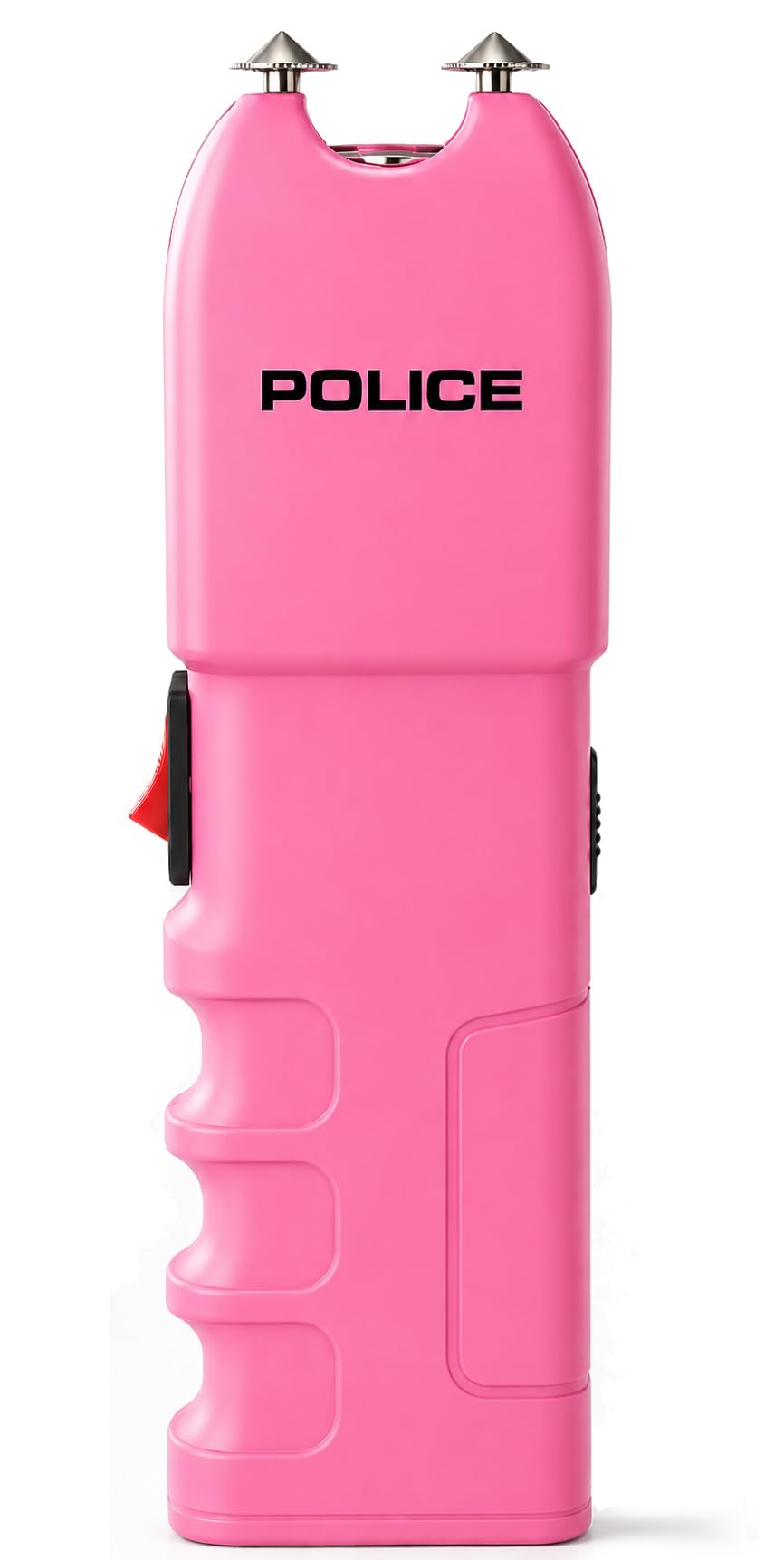 POLICE Stun Gun for Self Defense 928 - High Voltage Rechargeable with LED Flashlight, Compact & Heavy Duty, Personal Security for Women - Pink