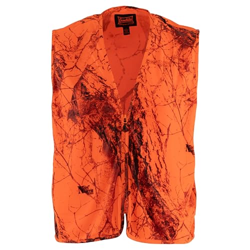 Gamehide Quiet Deer Hunting Blaze Orange Camo Safety Vest
