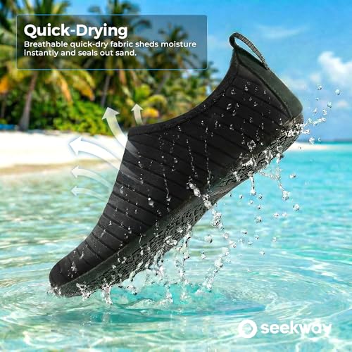 Quick-Dry Aqua Socks for Men and Women - Non-Slip Water Shoes