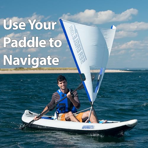 Universal Kayak Quick Sail - Easy Setup with 14 Sq Ft Sail