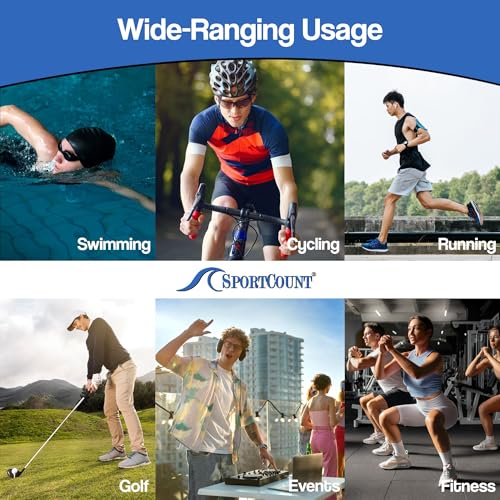 Waterproof Finger Stopwatch & Swim Timer - Ergonomic Design