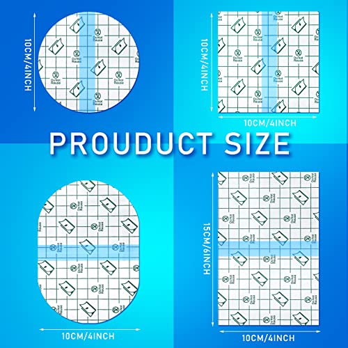 48 Pcs Waterproof Transparent Adhesive Bandages - Medical Dressing