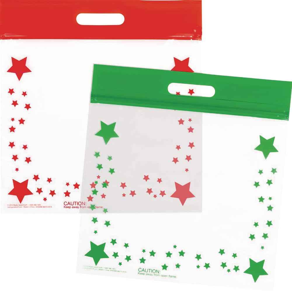 Really Good Stuff Group-6 Color Storage Bags - Set of 12