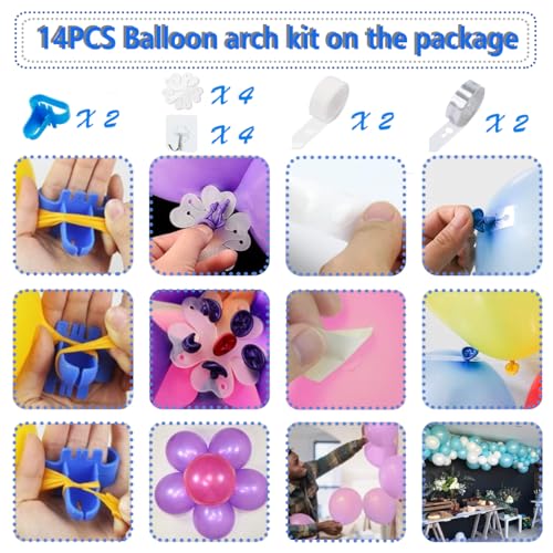 Portable Electric Balloon Pump with 14 Arch Kits - Fast Inflator