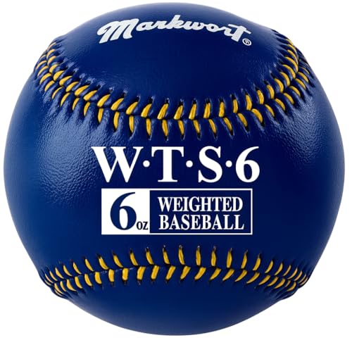 Weighted Baseball with Synthetic Cover - 9-Inch Navy