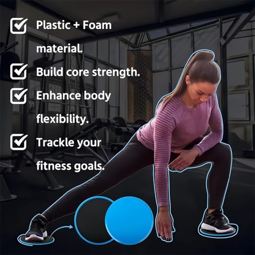 Sliding Core Discs - Dual-Sided Workout Sliders for Carpet & Hardwood - Green