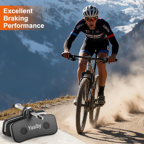 High-Performance Disc Brake Pads for Shimano & Tektro Bikes - 4 Pairs with Tools