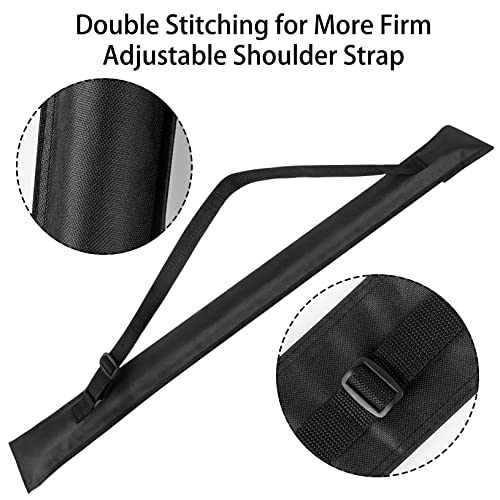32-Inch Pool Cue Case - Durable Billiard Stick Bag with Adjustable Strap