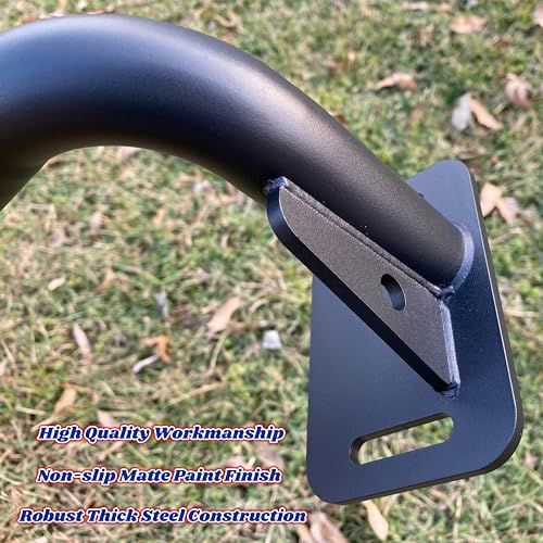 Heavy Duty 36" Wall Mount Pull Up Bar - Black, 500 lb Capacity